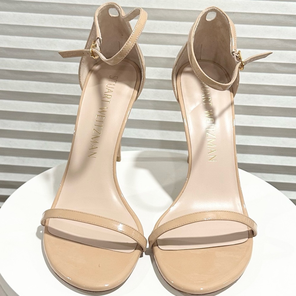 🌹STUART WEITZMAN 🌹 Nudistsong Ankle Strap Sandal Size: 10 - Picture 7 of 13